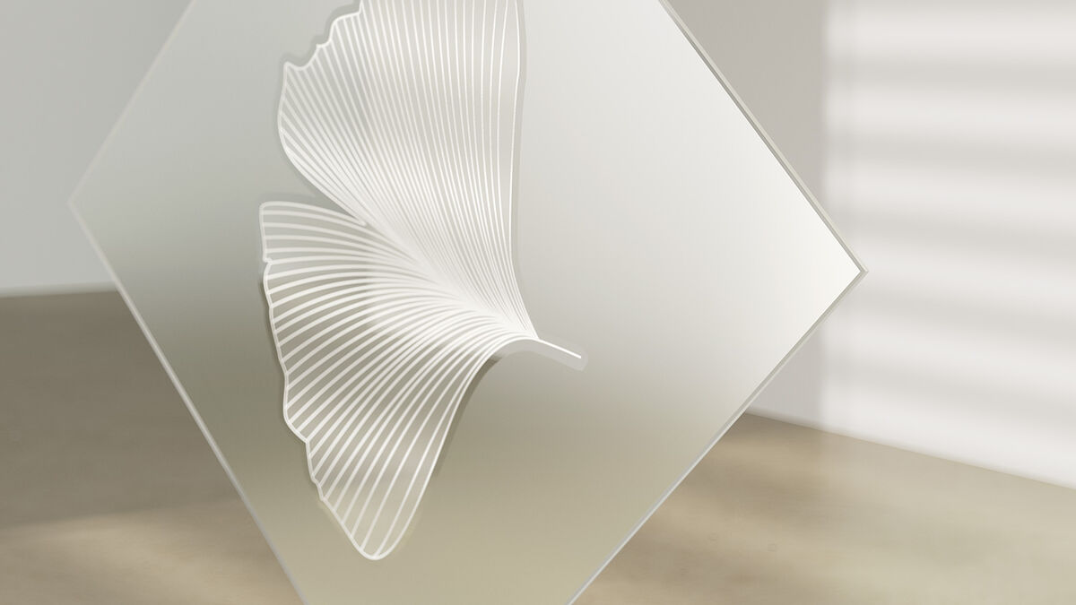Glasdesign Ginkgo