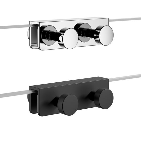 Haken für Handtuch 31948 chrom / schwarz