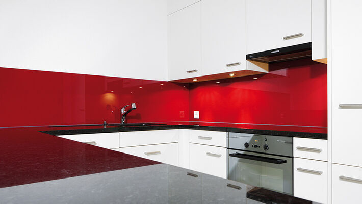 Küchenrückwand rot Küchenrückwand rot