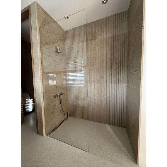 Dusche ohne Metall